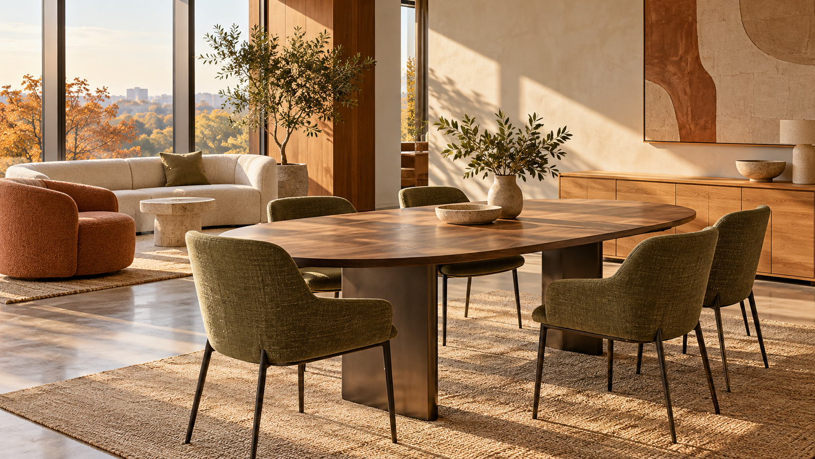 Office Furniture Trends: Natural Materials & Warm Colors