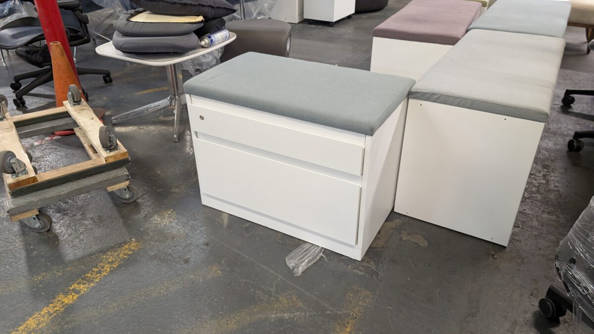 42&Prime; Gray Steelcase B/F Lateral Files photo