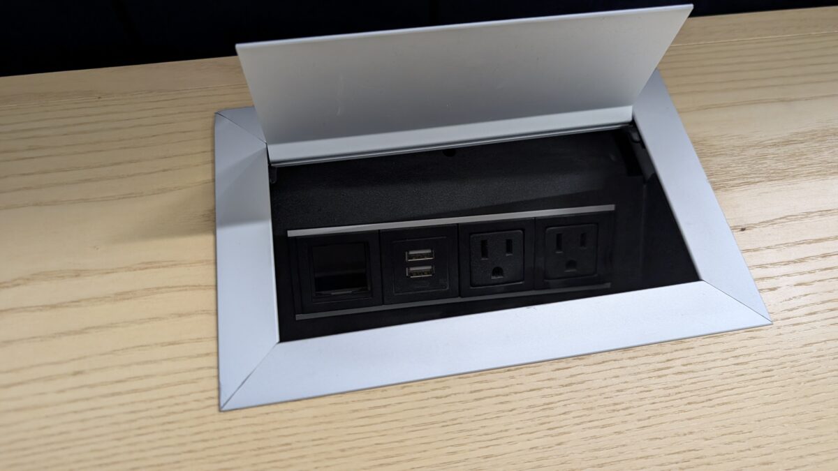 Innovant Sit-Stand Desk with Storage Cabinet photo